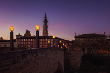 Amanece en Zaragoza