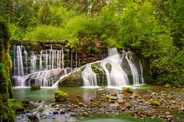 Allgäu - Wasserfall - Geratser - Rettenberg - Sommer