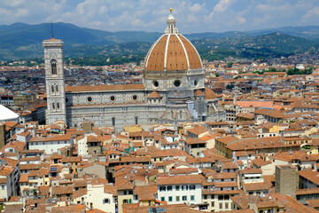 Fototapeta na wymiar Santa Maria del Fiore cathedral dome, Italy