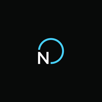 n letter vector logo abstract template