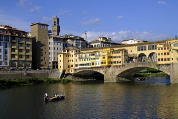 Ponte Vecchio bridge in Florence Italy