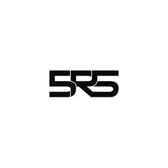 5r5 letter original monogram logo design