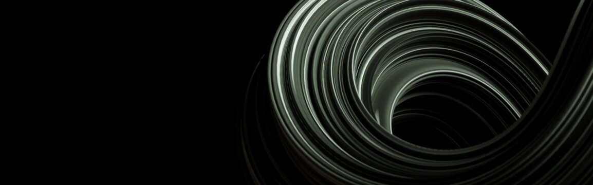 Abstract futuristic amorphous black background