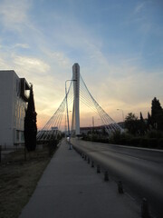 Podgorica, Montenegro. Beautiful bridge
