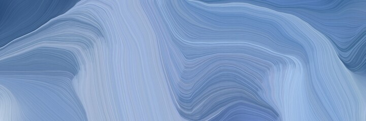 unobtrusive elegant modern waves background illustration with corn flower blue, teal blue and light steel blue color