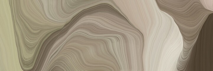 unobtrusive header with elegant curvy swirl waves background illustration with rosy brown, old mauve and pastel gray color