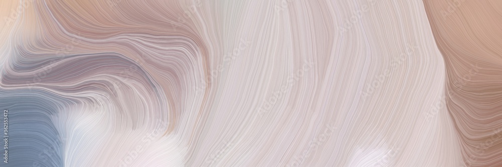 Poster unobtrusive header with colorful smooth swirl waves background design with pastel gray, light slate 