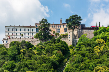 Fototapeta na wymiar Castelbrando. Evolution of a stately castle. Treviso