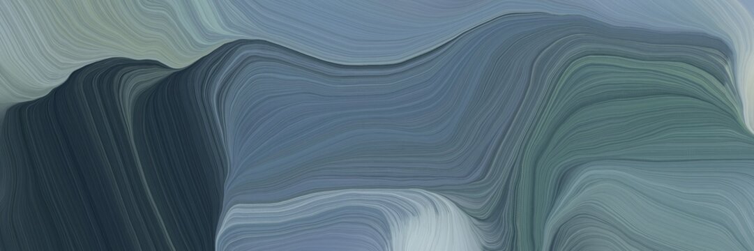 unobtrusive elegant modern waves background design with slate gray, very dark blue and dark gray color © Eigens