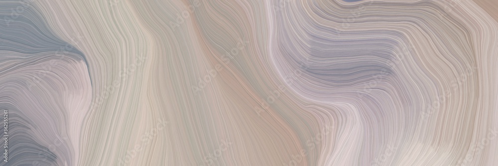 Poster unobtrusive colorful modern waves background design with dark gray, gray gray and light gray color