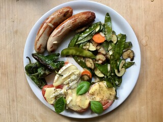 chicken and vegetable salad