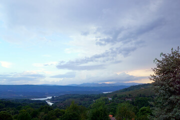 Landscape of the Baixa-Limia Serra do Xurés Natural Park, Ourense, Galicia Spain