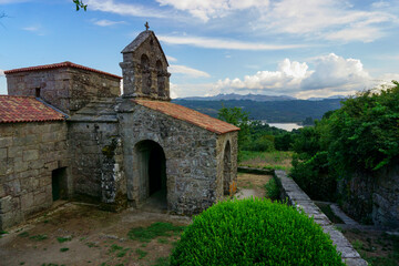 Fototapeta na wymiar Santa Comba de Bande Visigothic church, Bande, Ourense province, Galicia, Spain