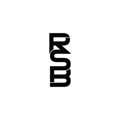 rsb letter original monogram logo design