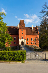 Fototapeta na wymiar Cervena Lhota castle in Southern Bohemia, Czech Republic