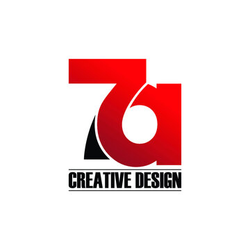 Letter 7a logo icon design vector. monogram logo vector illustration