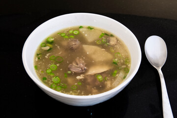 Korean Beef's Rib Bone Soup whick is called Galbitang