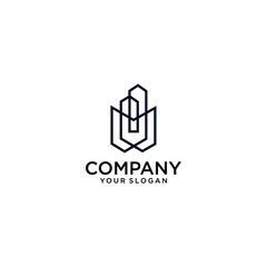 building logo icon vector template