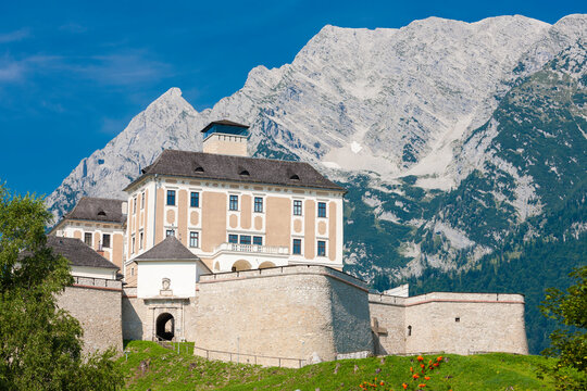 The Trautenfels castle at Stainach Irdning in the Austrian Ennstal