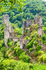 Fototapeta premium Les Tours de Merle, Medieval Fortress, Correze, France