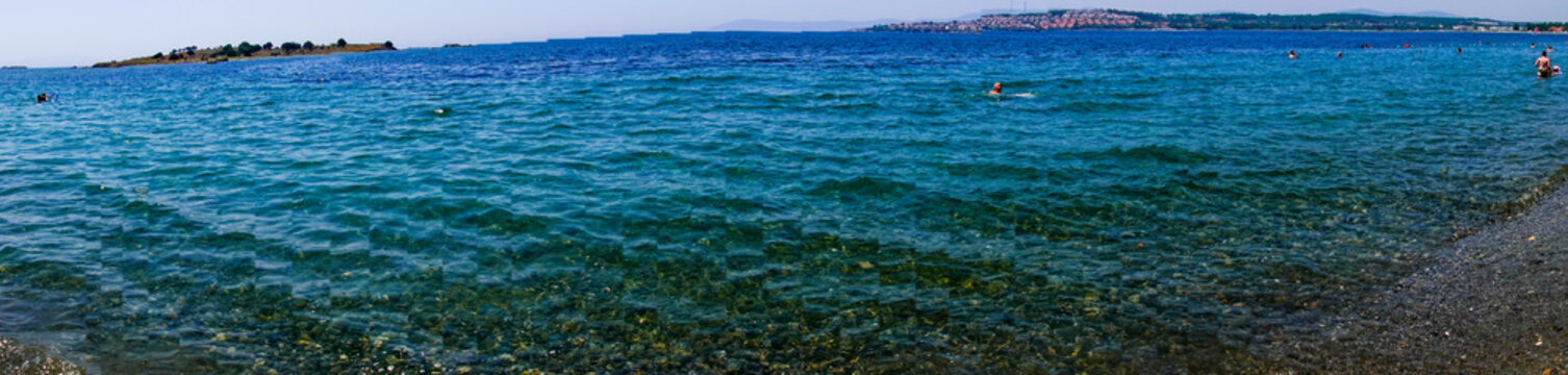 Sea, beach and sand in summer