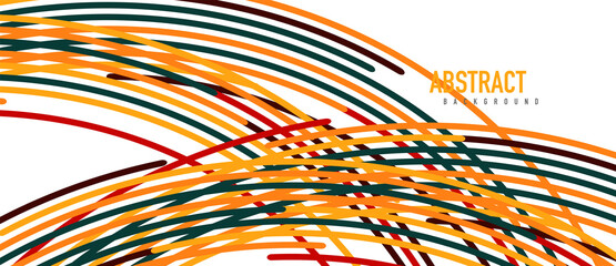 Аbstract moving colorful lines vector backgrounds for cover, placard, poster, banner or flyer