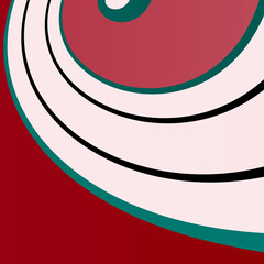 pattern of bright colored geometric shapes of irregular rounded shape. the background