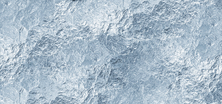blue ice or Frost texture, shine background