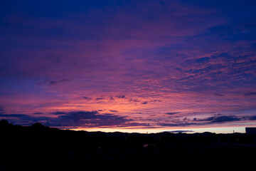 美しい夕焼け雲