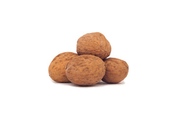 walnut isolated on white background