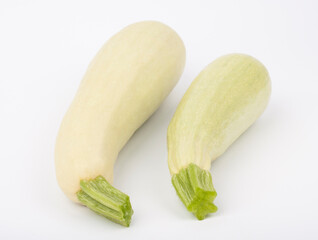 zucchini isolated on white background