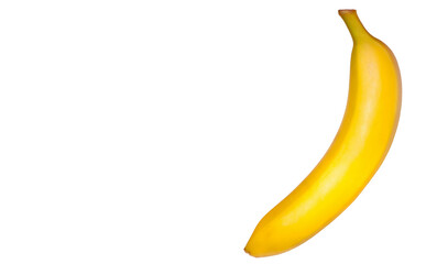 banana on white background