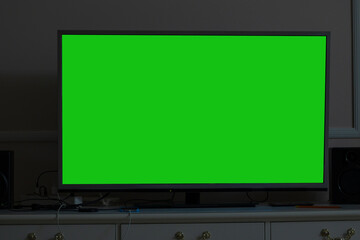 mockup of a black TV