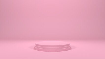 3d render studio abstract background