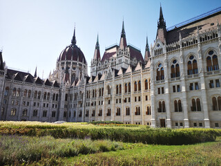 Fototapeta na wymiar Hungary, Budapest, Parliament building. Artistic look in colours.