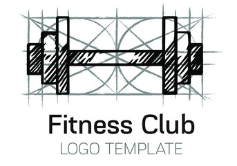 
Minimalistic logo for a fitness club.
