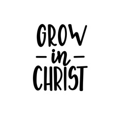 New life in christ Christian quotes hand drawn typography poster or cards. Conceptual handwritten phrase. Vector illustration