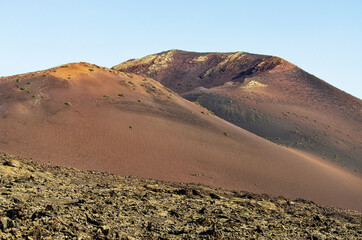 Volcanic landscape of Lanzarote Island, Spain
