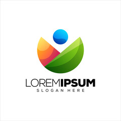 people logo design vector illustration