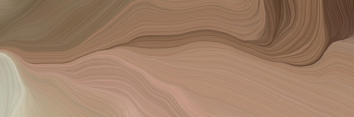 inconspicuous header with colorful contemporary waves design with gray gray, old mauve and silver color