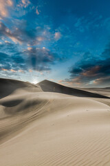 Fototapeta na wymiar The amazing Huacachina desert in Peru