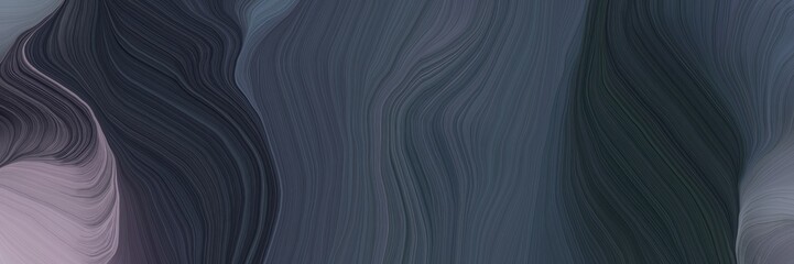 unobtrusive elegant modern curvy waves background illustration with dark slate gray, dark gray and dim gray color