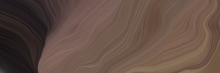 unobtrusive header with elegant modern soft curvy waves background illustration with pastel brown, very dark pink and very dark violet color