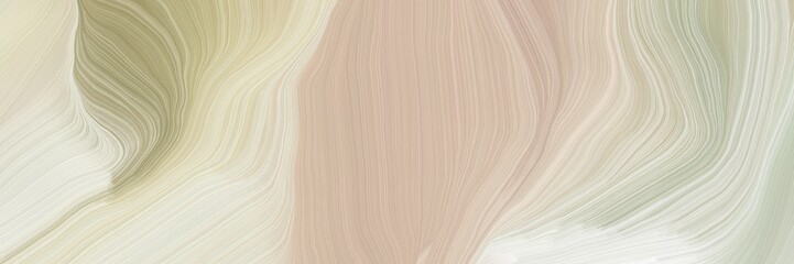 unobtrusive colorful curvy background illustration with pastel gray, beige and dark khaki color