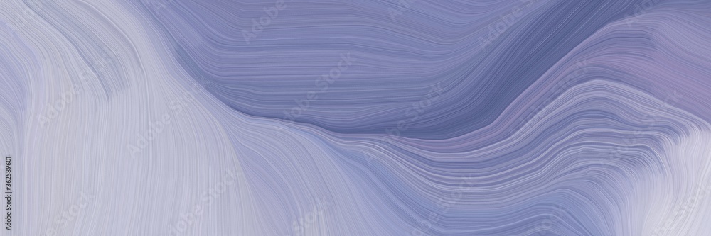 Aufkleber unobtrusive header with colorful elegant curvy swirl waves background design with pastel purple, dar