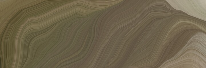 unobtrusive colorful modern soft swirl waves background design with pastel brown, rosy brown and dark slate gray color