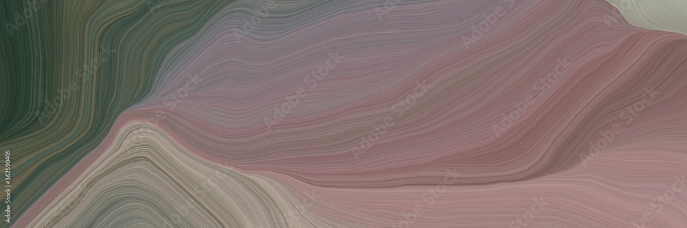 Aufkleber inconspicuous colorful elegant curvy swirl waves background design with gray gray, old lavender and 