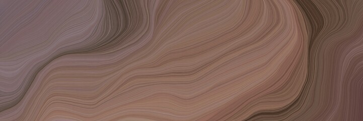 unobtrusive header with elegant curvy swirl waves background illustration with pastel brown, very dark pink and old mauve color