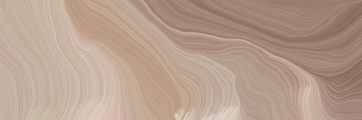unobtrusive colorful modern soft swirl waves background design with rosy brown, pastel brown and pastel gray color