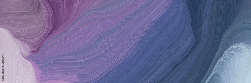 Poster inconspicuous elegant smooth swirl waves background design with slate gray, silver and pastel blue c